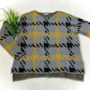 Jamison Evereve Arlo Houndstooth Sweater - Small